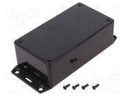 Enclosure: multipurpose; X: 65mm; Y: 120mm; Z: 40mm; 1591; ABS; black HAMMOND