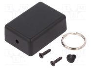 Enclosure: for remote controller; 1551; X: 35mm; Y: 50mm; Z: 20mm 