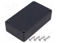 Enclosure: multipurpose; X: 65mm; Y: 115mm; Z: 30mm; 1550Z; aluminium HAMMOND