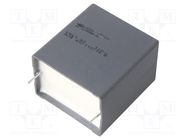 Capacitor: polypropylene; X2; F863; 10uF; 41.5x45x30mm; THT; ±10% KEMET