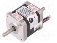 Motor: DC; stepper; 4.6VDC; step 1,8°; 0.35Nm; 1A; 42x42x48mm 