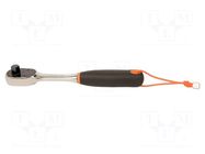 Wrench; rattle; Tip: 1/2"; for working at height; 270mm BAHCO