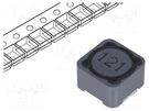 Inductor: wire; SMD; 120uH; 1.6A; 250mΩ; ±20%; 12x12x8mm; -40÷125°C Viking