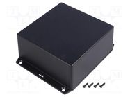 Enclosure: multipurpose; X: 123mm; Y: 123mm; Z: 60mm; 1591XXS; ABS HAMMOND