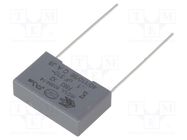 Capacitor: polypropylene; X2; F863; 0.1uF; 18x11x5mm; THT; ±10% KEMET