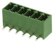 TERMINAL BLOCK HEADER, RIGHT ANGLE, 6 POSITION, 3.5MM