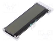 Display: LCD; alphanumeric; COG,FSTN Positive; 20x2; LED; PIN: 8 DISPLAY ELEKTRONIK