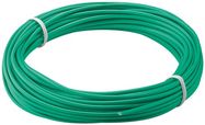 Insulated Copper Wire, 10 m, Green - 1-wire copper cable, stranded (18x 0.1 mm)