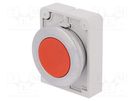 Switch: push-button; 30mm; Stabl.pos: 1; red; none; IP67; RMQ-Titan EATON ELECTRIC