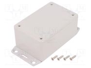 Enclosure: multipurpose; X: 56mm; Y: 85mm; Z: 40mm; 1591; ABS; grey HAMMOND