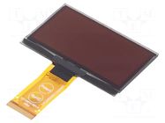 Display: OLED; graphical; 2.4"; 128x64; Dim: 60.5x37x2.15mm; yellow DISPLAY ELEKTRONIK