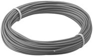 Insulated Copper Wire, 10 m, grey - 1-wire copper cable, stranded (18x 0.1 mm)