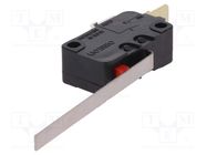 Microswitch SNAP ACTION; 16A/250VAC; 10A/30VDC; with lever; D3V OMRON Electronic Components