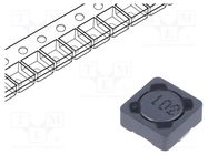 Inductor: wire; SMD; 1mH; 160mA; 9.44Ω; ±20%; 7.3x7.3x3.4mm Viking