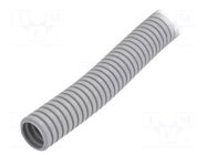 Protective tube; Size: 32; PVC; grey; L: 25m; 320N; Øint: 25mm PAWBOL