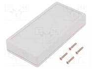 Enclosure: multipurpose; X: 65mm; Y: 130mm; Z: 25mm; 1599; ABS; grey HAMMOND