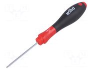 Screadriver: standard; hex key; HEX 2mm; SoftFinish® WIHA