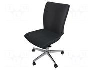 Chair; ESD; Seat dim: 480x500mm; Back dim: 560x460mm; 420÷490mm RT WORK