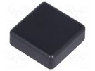 Button; square; black; 12x12mm; TACTS-24N-F,TACTS-24R-F NINIGI