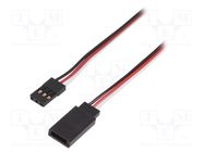 Extension cable; 3pin cable; servos; Cores: 3; 300mm DFROBOT