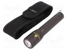 Torch: LED; No.of diodes: 1; 25lm,1000lm; Ø35x166mm; black; IPX4 GP