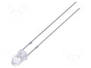 LED; bluish green; 3mm; 13000÷18000mcd; 30°; Front: convex FORYARD