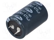 Capacitor: electrolytic; SNAP-IN; 470uF; 450VDC; Ø30x45mm; ±20% SAMWHA