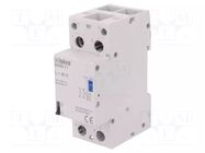 Relay: installation; bistable,impulse; NC + NO; Ucoil: 230VAC ISKRA