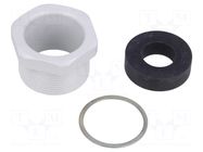 Half gland; PG29; polyamide; grey ILME