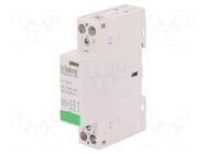 Contactor: 2-pole installation; 32A; 24VAC,24VDC; NO x2; IKD ISKRA