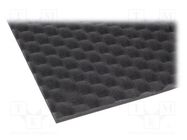 Sound absorbing sponge; 1000x500x12mm 4CARMEDIA