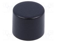 Button; 13mm; round; black SCHURTER