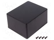 Enclosure: multipurpose; X: 100mm; Y: 120mm; Z: 64mm; 1590; aluminium HAMMOND