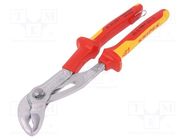 Pliers; insulated,adjustable; 250mm; chrome-vanadium steel KNIPEX