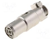 Connector: HDC; female; Han Modular Coax; PIN: 1; UL94V-0; shielded HARTING