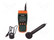 UV; -100÷1300°C; -100÷1100°C; 2/20mW/cm2; RS232,SD; 182x73x47.5mm EXTECH