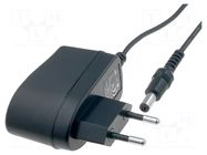 Power supply: switching; mains,plug-in; 12VDC; 0.5A; 6W; 77%; GS06E MEAN WELL