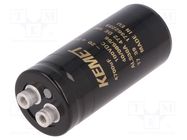 Capacitor: electrolytic; 4.7mF; 100VDC; Ø36x82mm; Pitch: 12.8mm KEMET