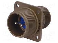 Connector: circular; socket; PIN: 2; male; soldering; 97; 13A; 900VAC AMPHENOL