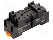 Socket; PIN: 8; 12A; 300VAC; H: 30mm; W: 25mm; for DIN rail mounting WEIDMÜLLER