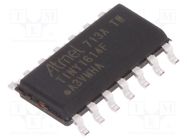 IC: AVR microcontroller; SO14; Ext.inter: 12; Cmp: 3; ATTINY; 1.27mm MICROCHIP TECHNOLOGY