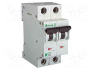 Circuit breaker; 230/400VAC; Inom: 6A; Poles: 1+N; Charact: B; 15kA EATON ELECTRIC