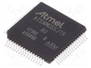 IC: ARM microcontroller; LQFP64; 1.62÷3.6VDC; ATSAMG; in-tray MICROCHIP TECHNOLOGY
