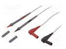 Test leads; Inom: 3A; Len: 1.2m; test leads x2; red and black KEYSIGHT TECHNOLOGIES