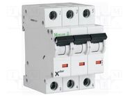 Circuit breaker; 230/400VAC; Inom: 2A; Poles: 3; Charact: K; 15kA EATON ELECTRIC