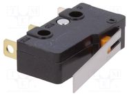 Microswitch SNAP ACTION; 5A/250VAC; with lever; SPST-NC; Pos: 2 OMRON Electronic Components