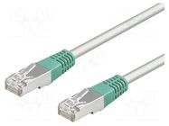 Patch cord; RJ45 plug,both sides; F/UTP; 5e; stranded; CCA; PVC Goobay