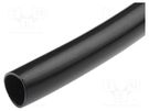 Insulating tube; PVC; black; -20÷80°C; Øint: 10mm; Wall thick: 1mm KURANT