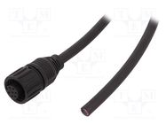 Connector: circular; plug; PIN: 7; female; cables; ECOMATE (C016) AMPHENOL
