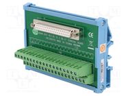 Terminal block; for DIN rail mounting; D-Sub 37pin,female ADVANTECH